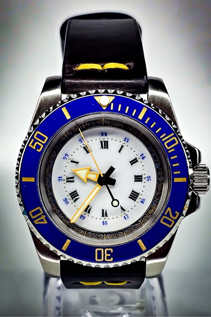 Pocketwatch Swiss Diver Blue Blue Swiss Diver